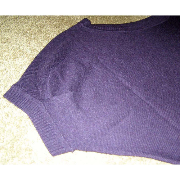 New EXPRESS Sexy Short Purple Sweater Dress M 8 - Picture 4 of 7